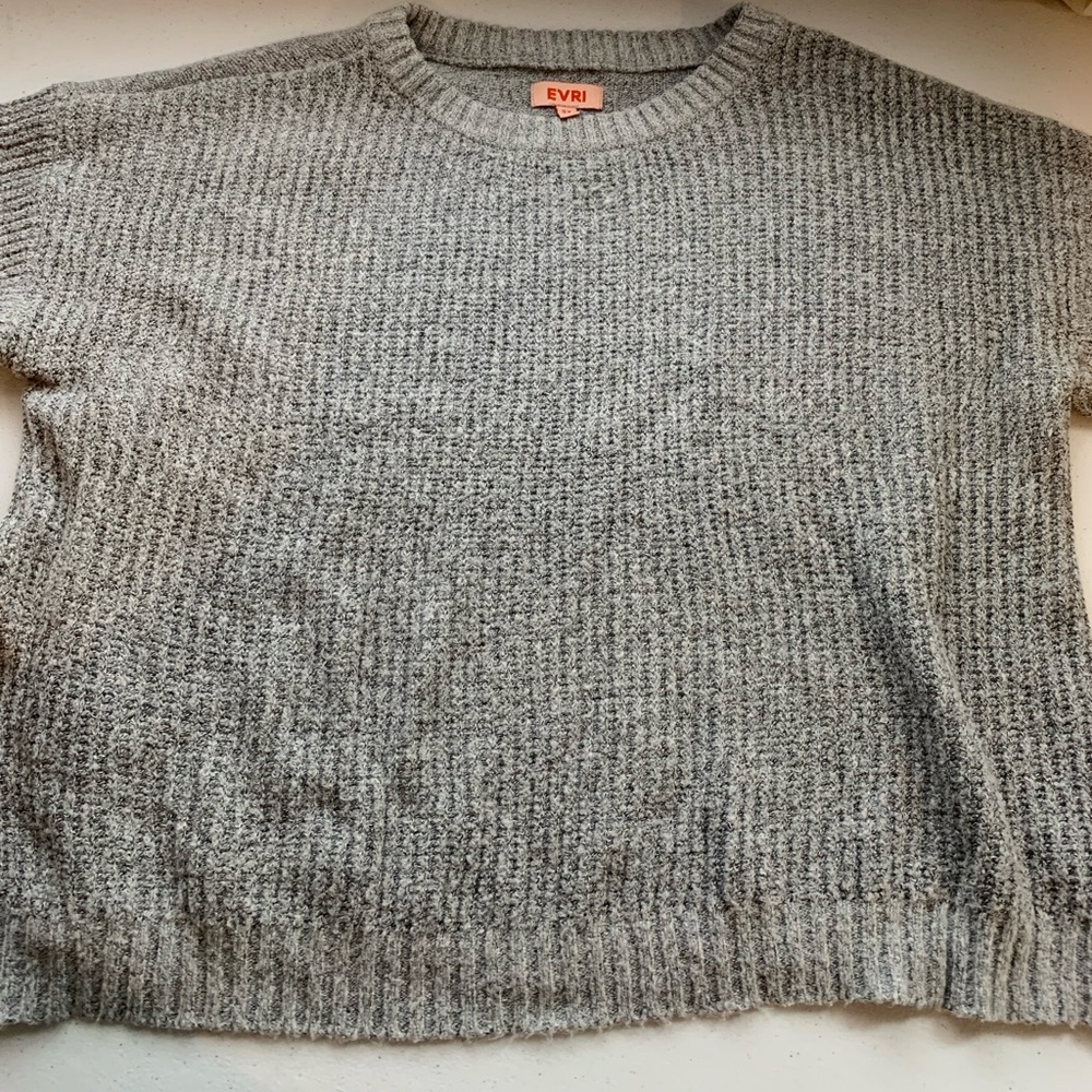 Evri cropped sweater. Size 2X. Light blue